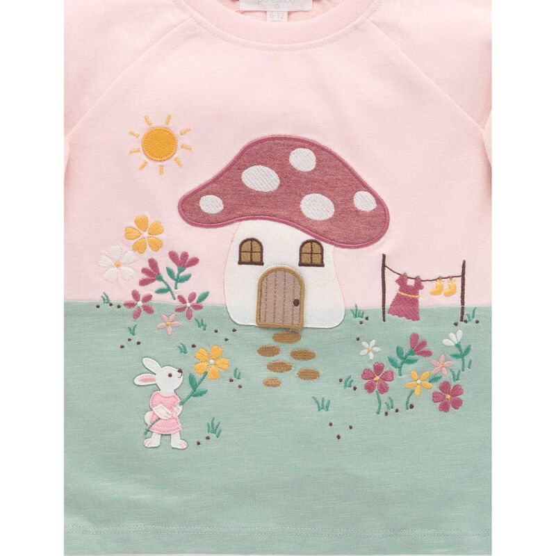 Purebaby Toadstool House Tee image number 1